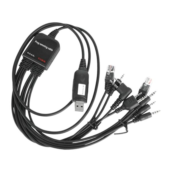 8 in 1 USB Programming Cable Connector Plug and Play for Outdoor Activities | Coax. Cables & Connectors | Parts & Accessories | Radio Communication
