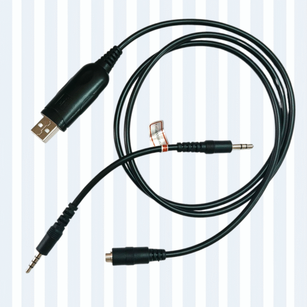 PROGRAMMING CABLE FOR YAESU, VERTEX, YAESU, VERTEX FT10R, FT-40R, FT-50R and FT-60R