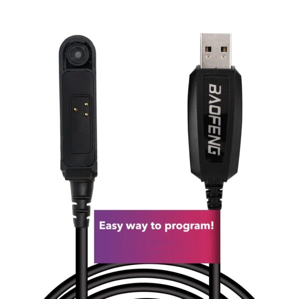 USB Programming Cable Radio BaoFeng UV-9R BF-R760 BF-9700 BF-A58 GT-3WP RT6 3 Baofeng USB Programming Cable Compatible UV-9R, BF-9700, BF-A58 & RT6