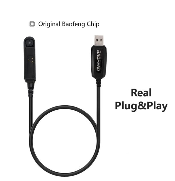 USB Programming Cable Radio BaoFeng UV-9R BF-R760 BF-9700 BF-A58 GT-3WP RT6 4 Baofeng USB Programming Cable Compatible UV-9R, BF-9700, BF-A58 & RT6